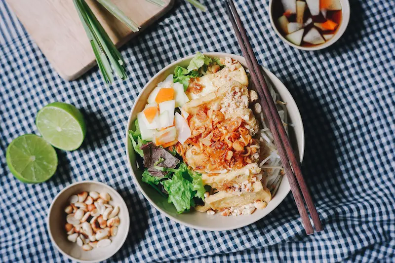 Cambodian Breakfast Noodles