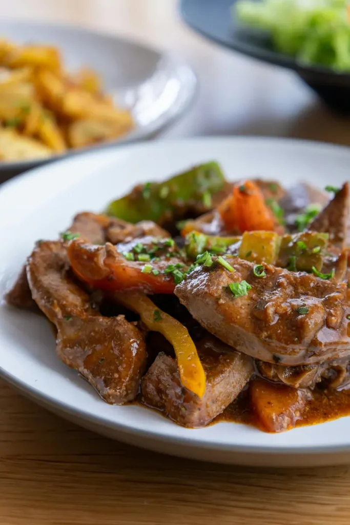 Cambodia. - Street Food Beef Stir Fry 